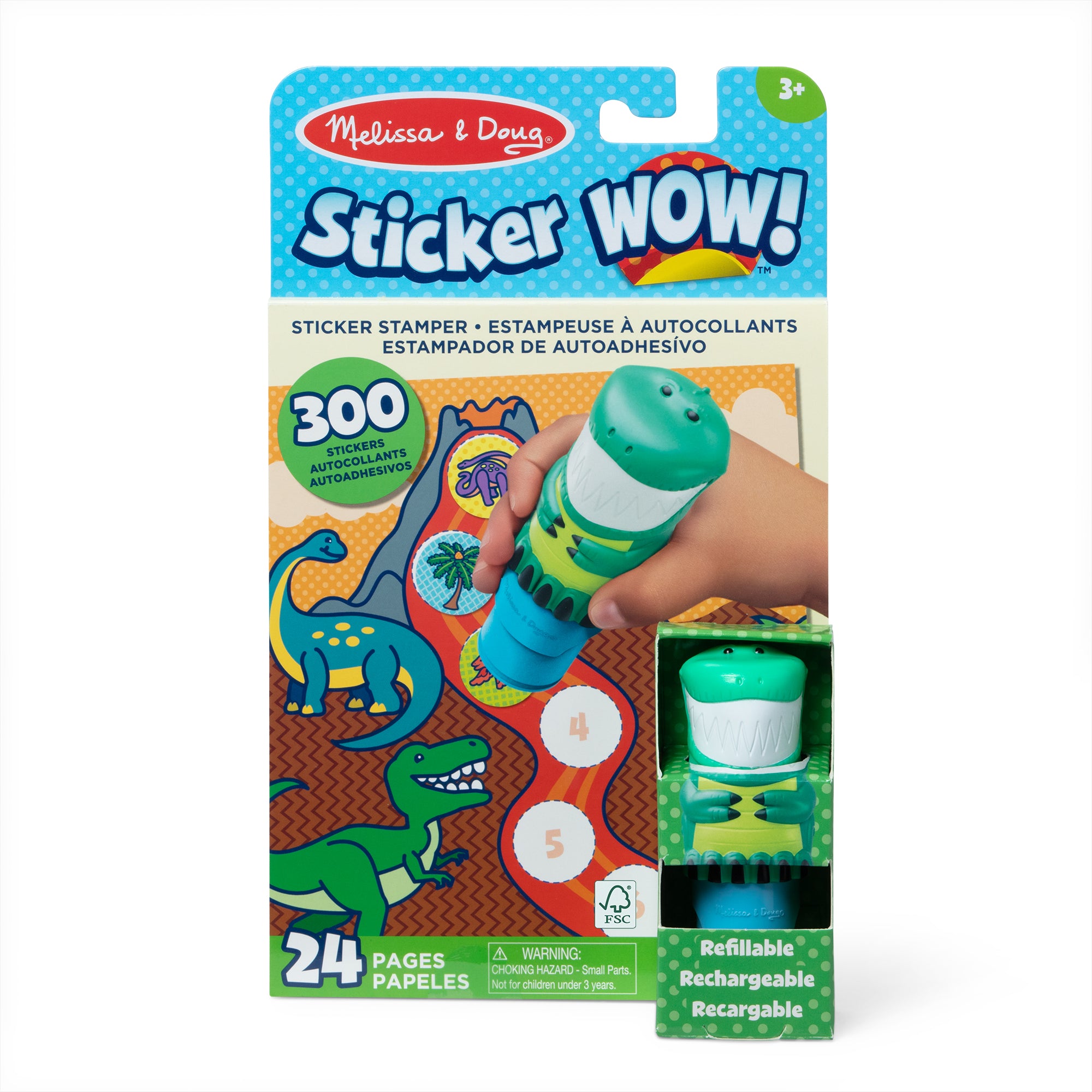 Sticker WOW!™ Activity Pad & Sticker Stamper - Dinosaur