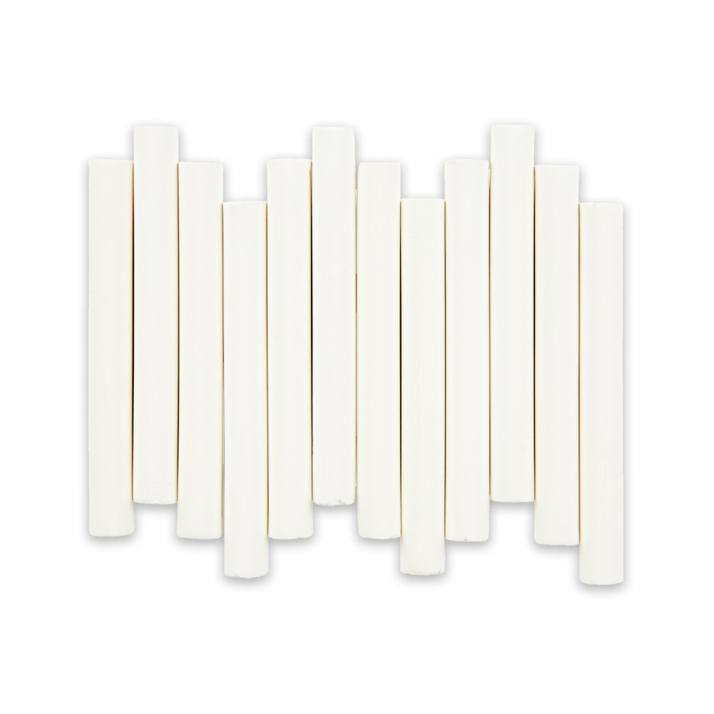 12 White Dustless Chalk