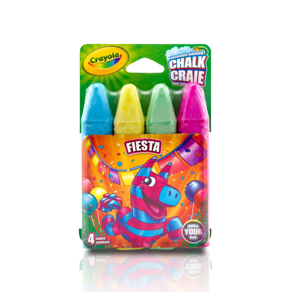 4ct Sidewalk Chalk Themed (24 assorted pack)