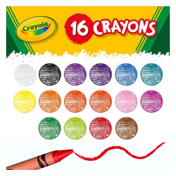 16 Crayons