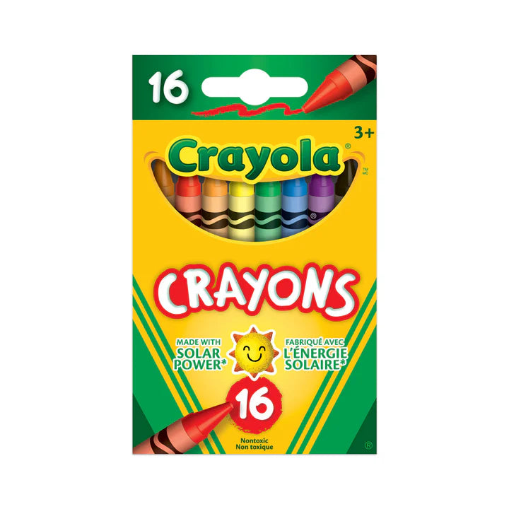 16 Crayons