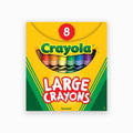 8 Large Crayons
