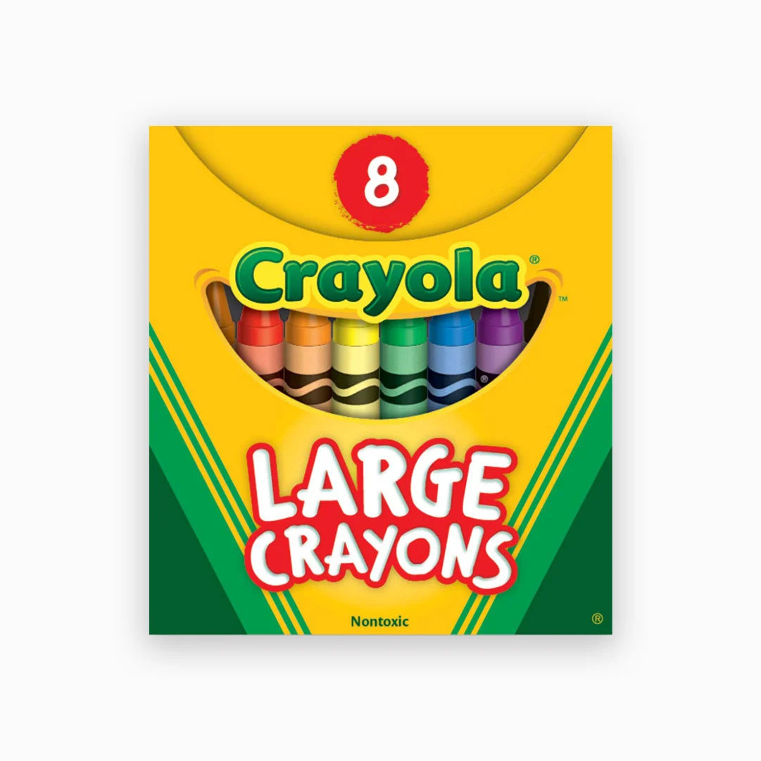 8 Large Crayons