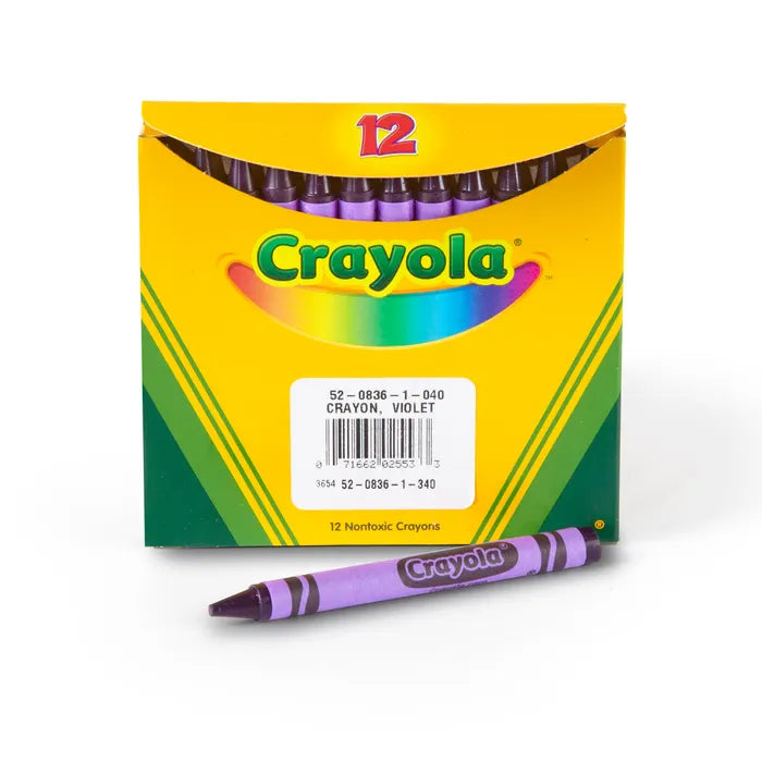 12 Bulk Crayons – Violet