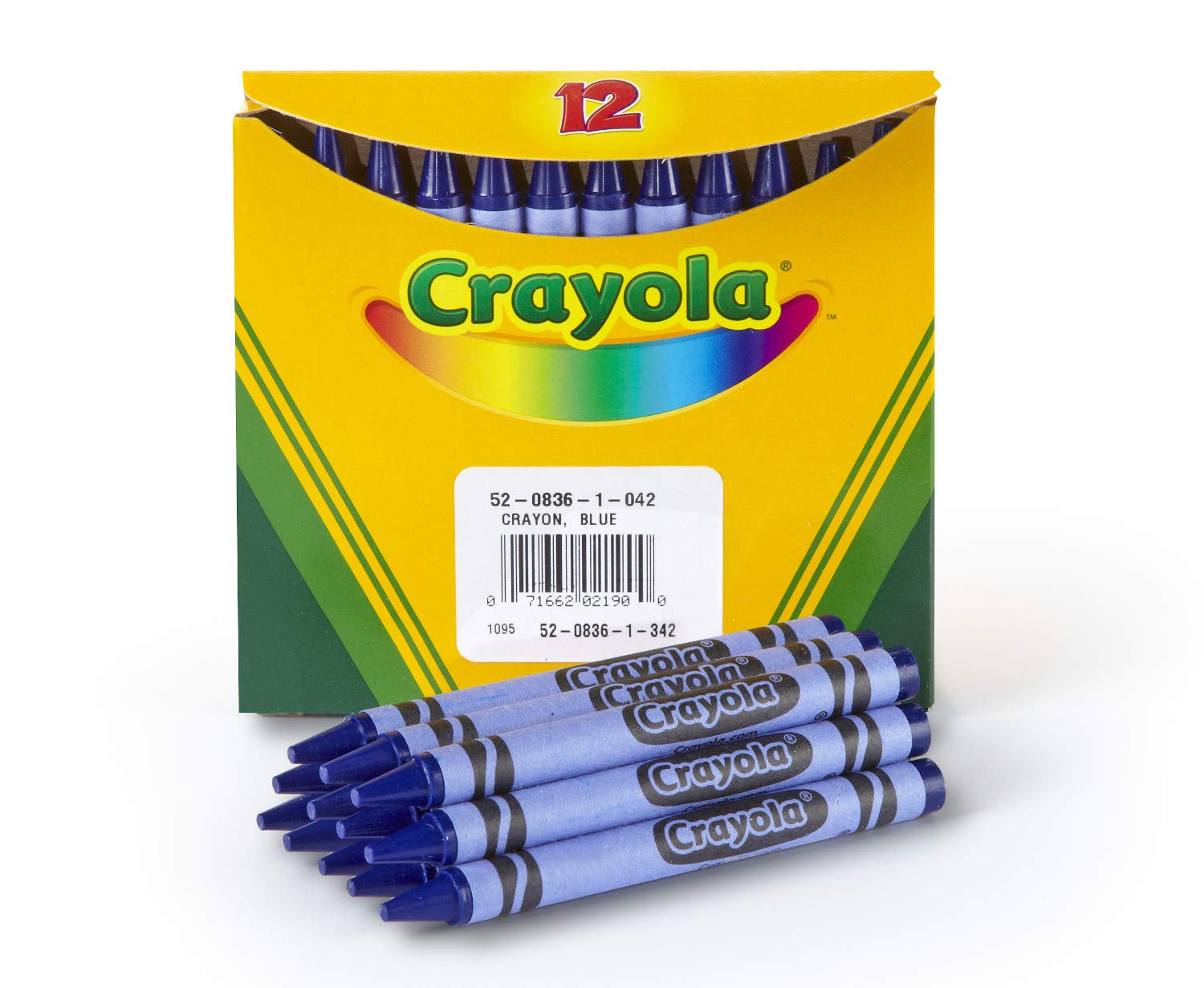 12 Bulk Crayons – Blue