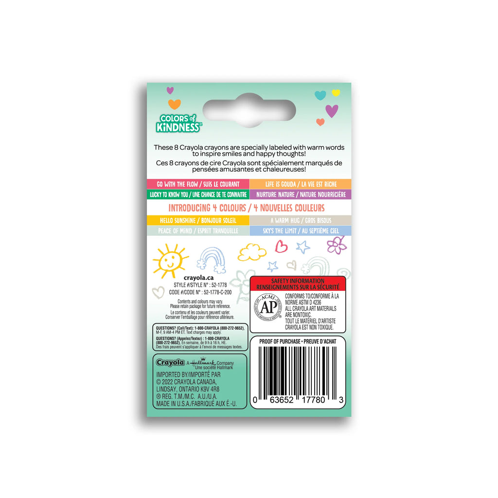 8 Colors of Kindness Crayons