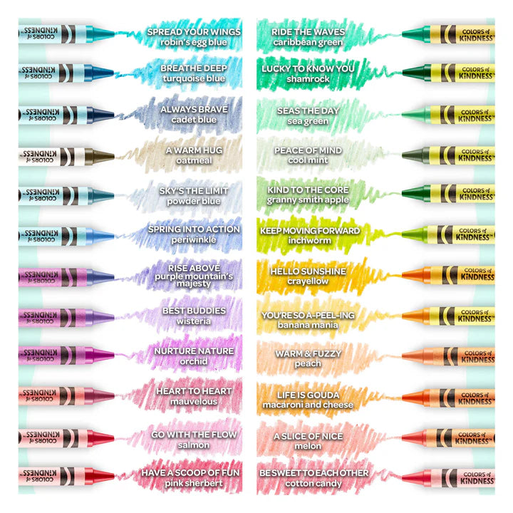 24 Colors of Kindness Crayons