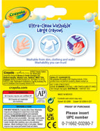 8 Large Ultra Clean Washable Crayons