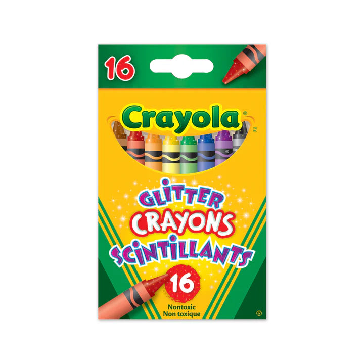 16 Glitter Crayons