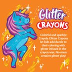 16 Glitter Crayons