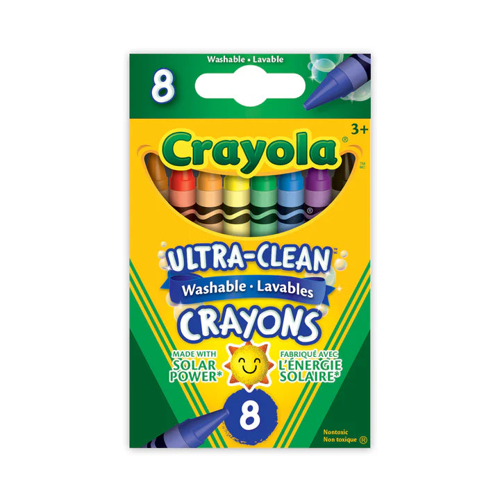 8 Ultra Clean Washable Crayons