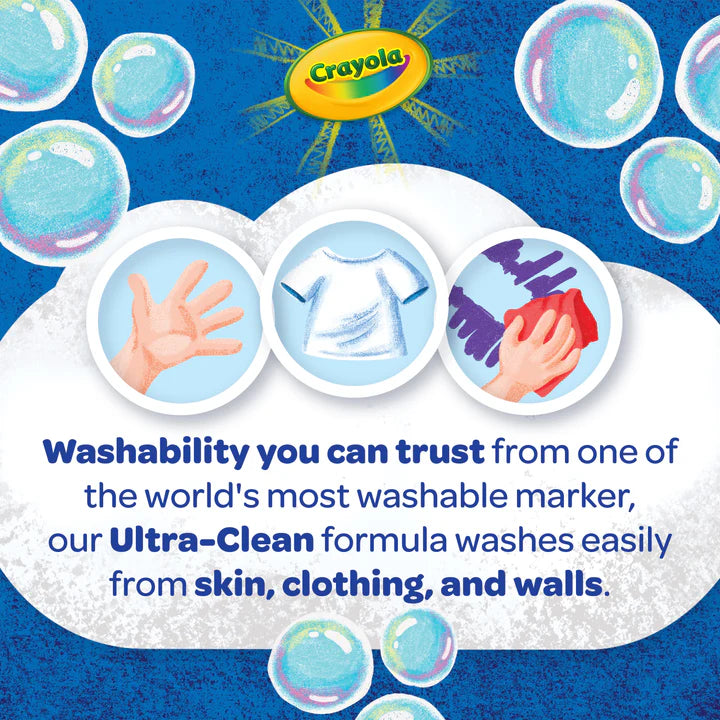 8 Ultra Clean Washable Crayons