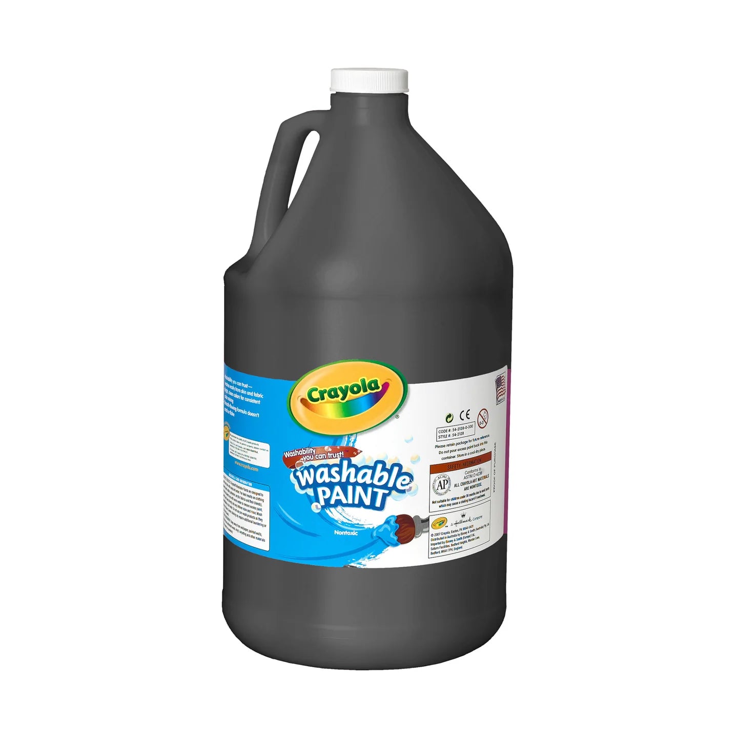 128oz. Washable Paint, Black