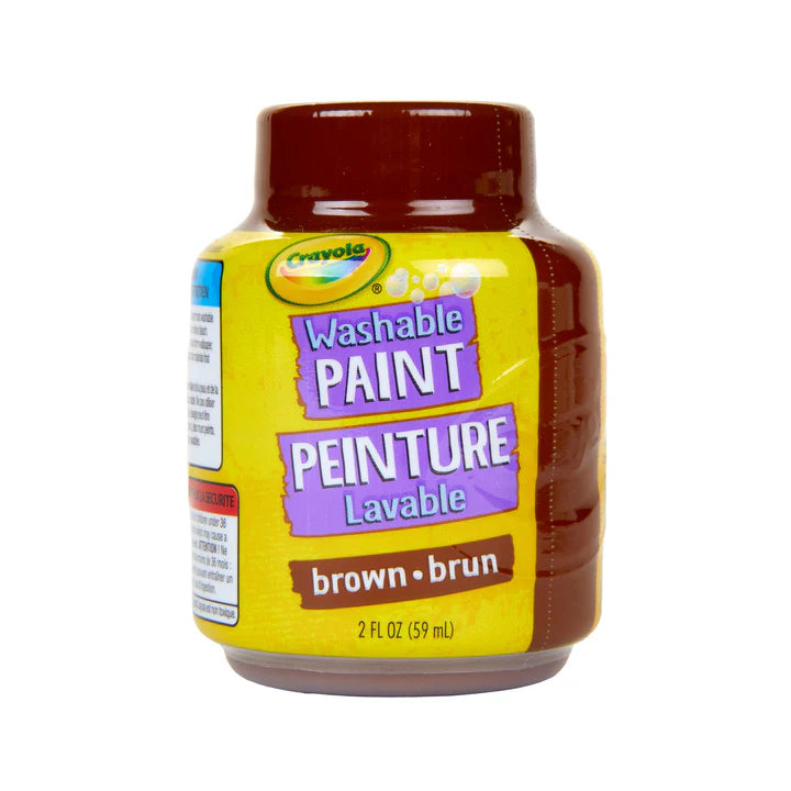 59 mL (2oz) Washable Paint, Brown