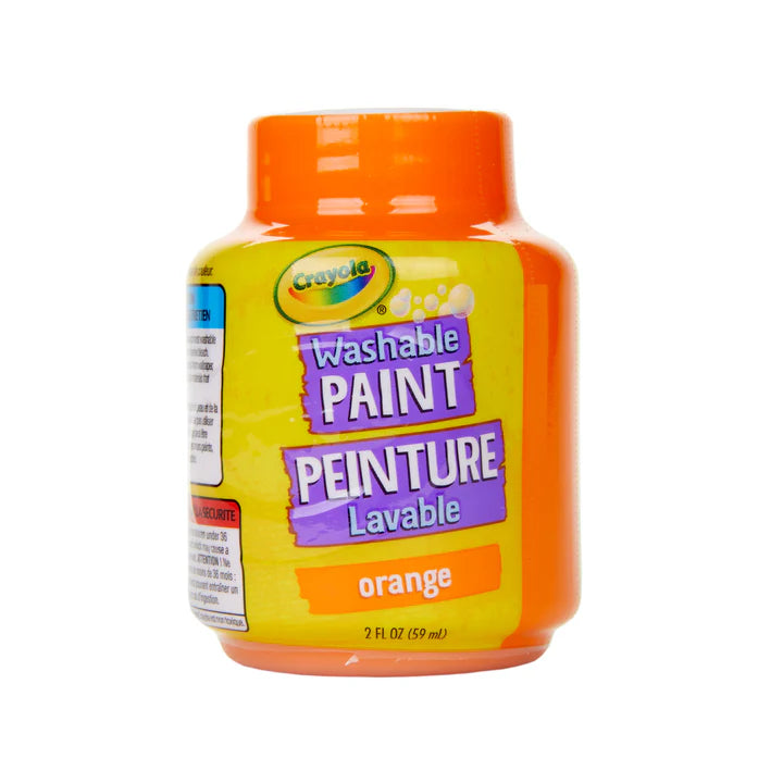 59 mL (2oz) Washable Paint, Orange