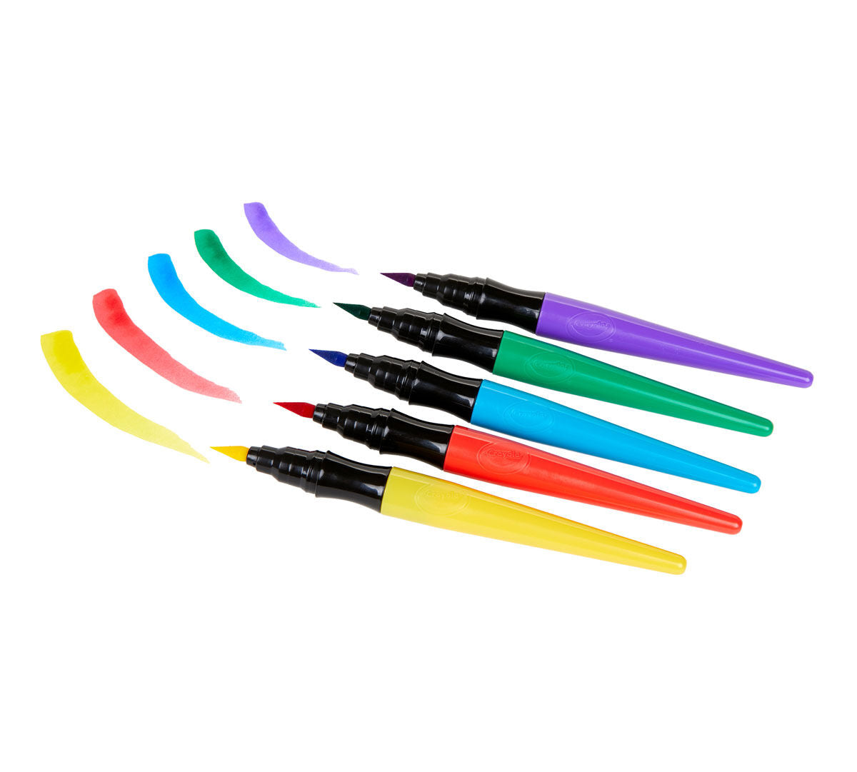5 Paint Brush Pens Washable