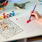Paint and Peel Mosaic Stickers Kit, Disney Princess