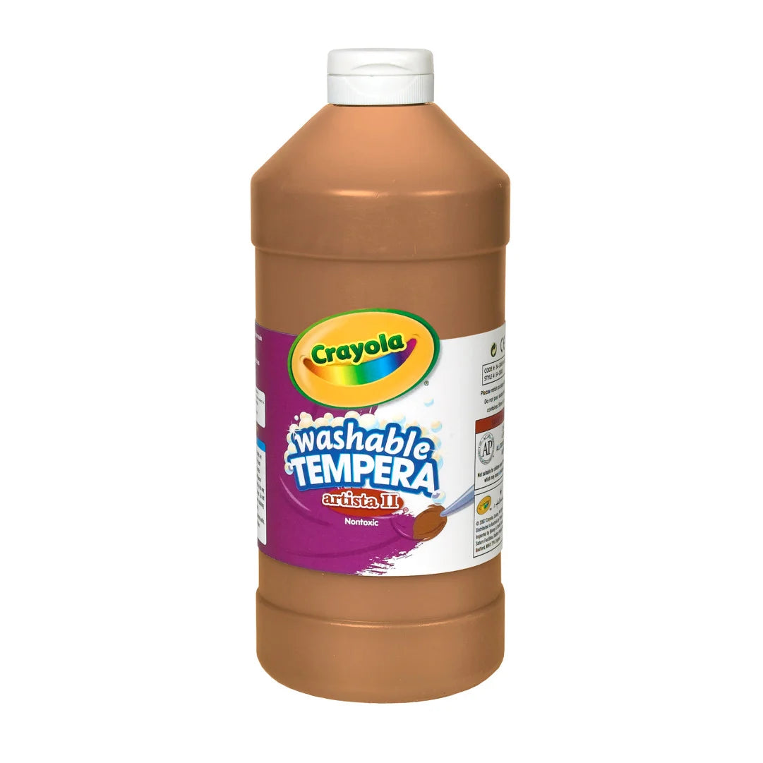 946mL Washable Tempera Paint Brown