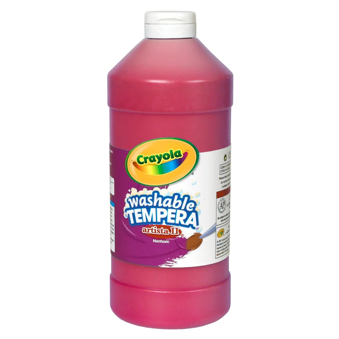 946mL Washable Tempera Paint Red