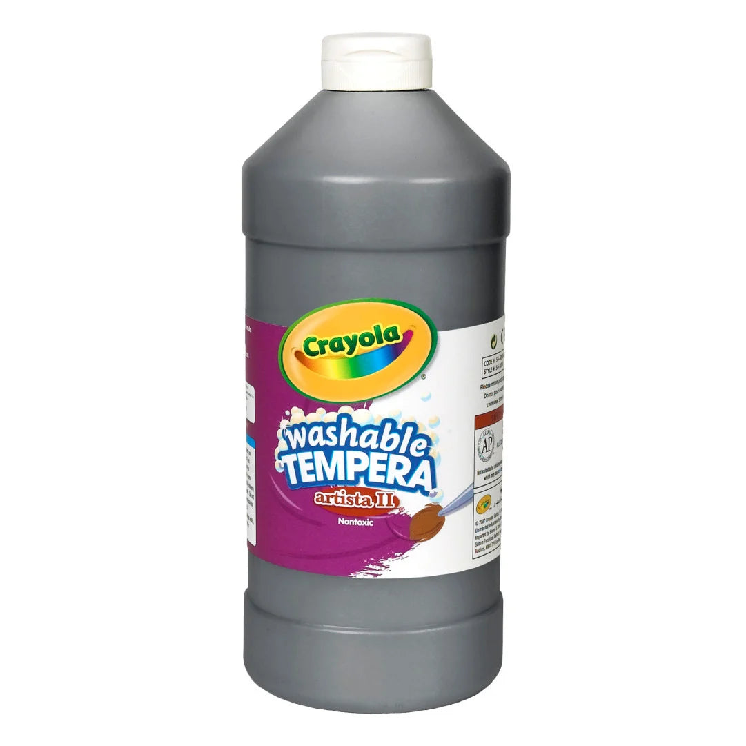 946mL Washable Tempera Paint Black