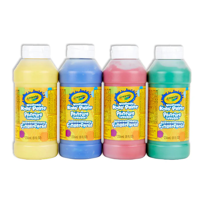 4ct 237 ml Washable Paint