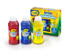 3 Washable Fingerpaints Red/Blue/Yellow