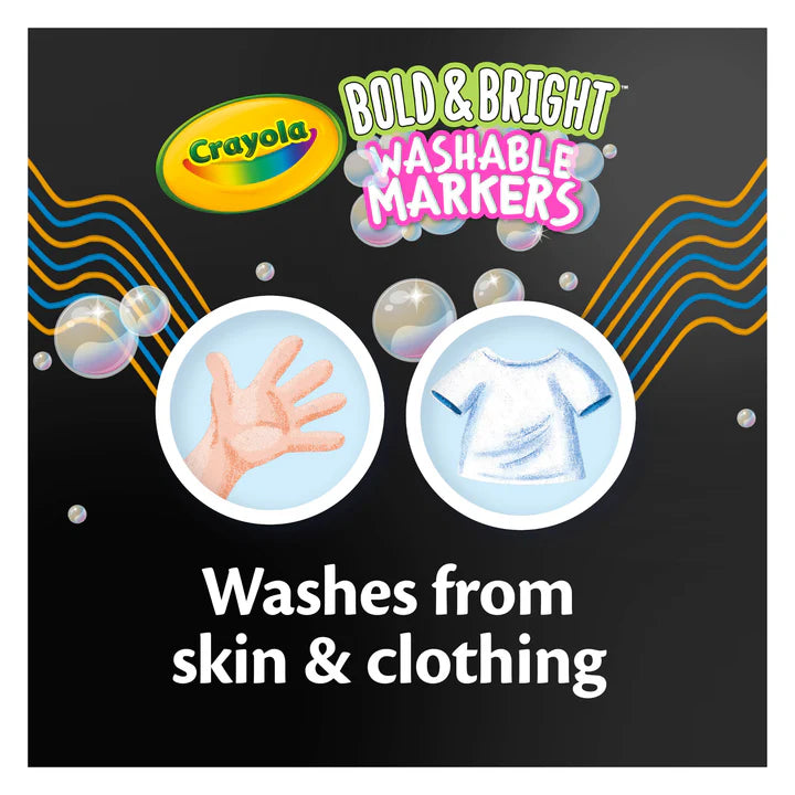 10 Broad Line Bold and Bright Markers