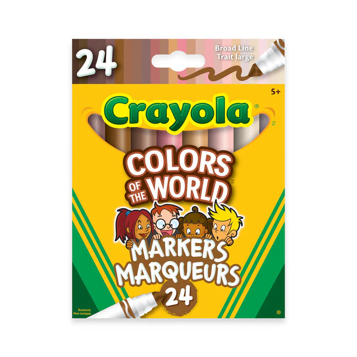 24 Colors of the World Washable Markers