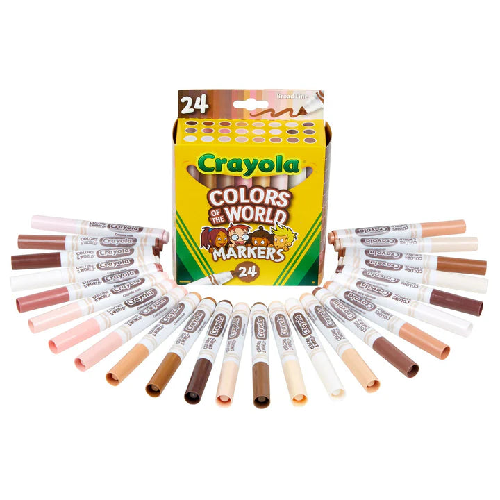 24 Colors of the World Washable Markers