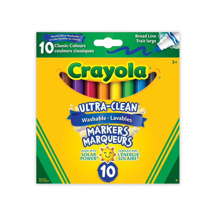 10 Ultra–Clean Wash Markers, Classic
