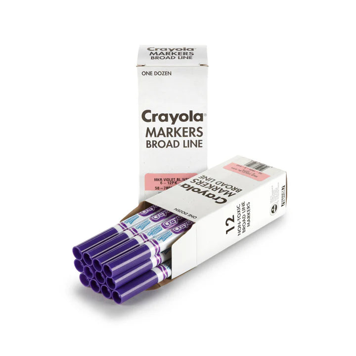 12 Ultra–Clean Washable Markers, Violet