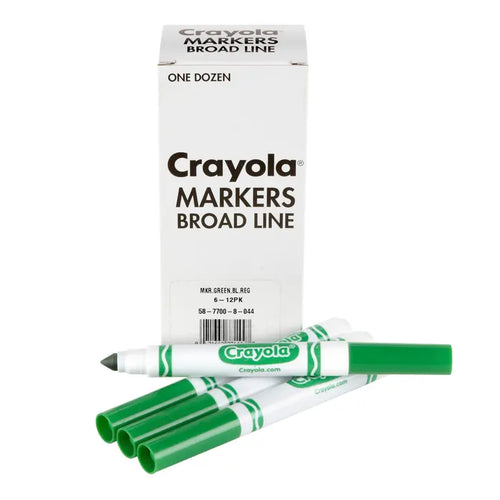 12 Ultra–Clean Washable Markers, Green