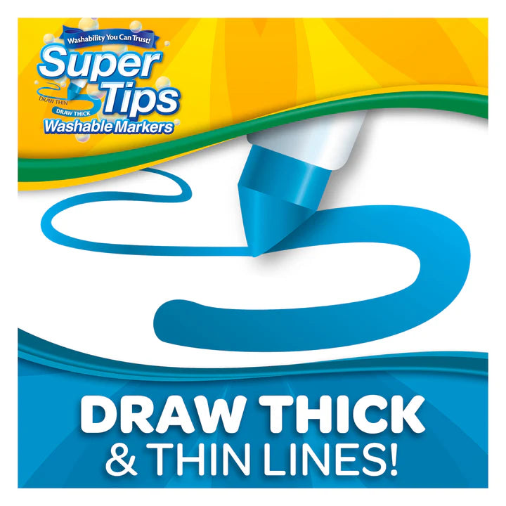 50 Super Tips Washable Markers