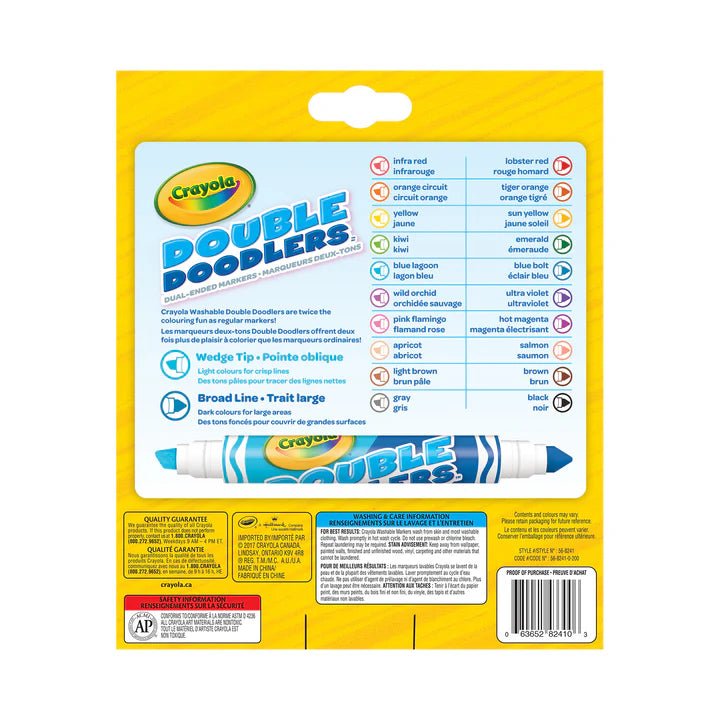 10 Double Doodlers Dual–Ended Markers