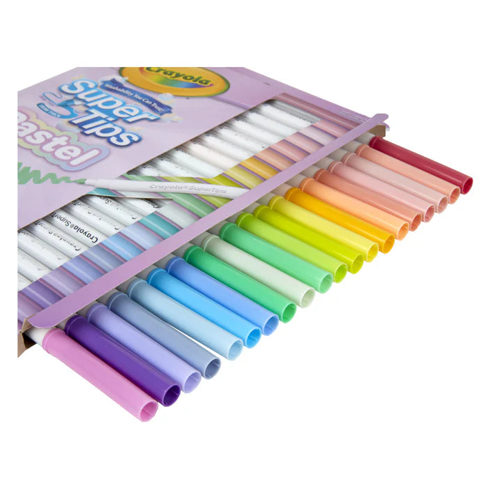 20 Pastel Super Tips Washable Markers