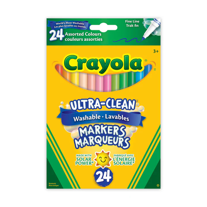 24 Ultra-Clean Washable Fine Line, Assorted