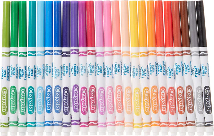 24 Ultra-Clean Washable Fine Line, Assorted