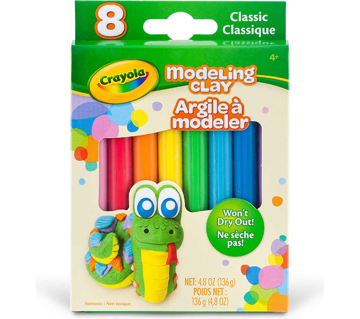 Modeling Clay, 8 Classic Colours