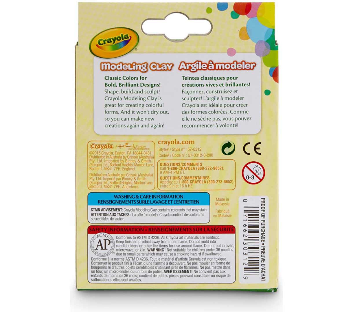 Modeling Clay, 8 Classic Colours