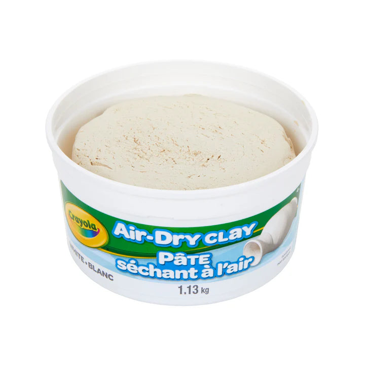 Air Dry Clay, 1.13 kg bucket, White