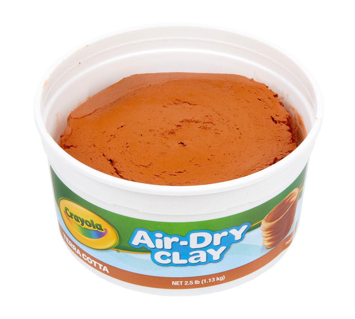 Air Dry Clay, 1.13 kg bucket, TerraCotta