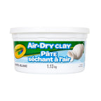 Air Dry Clay, 1.13 kg bucket, White