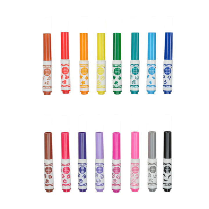 16 Pip–Squeaks Emoji Stamper Markers