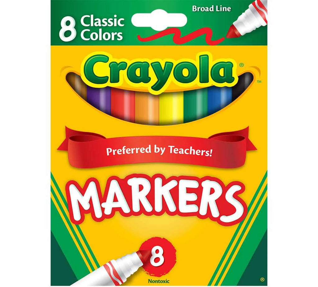 8 Broad Line Markers, Classic