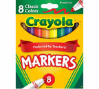 8 Broad Line Markers, Classic