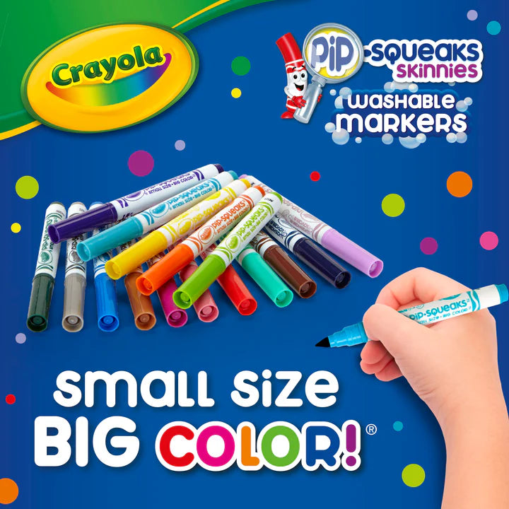 24 Pip–Squeaks Skinnies Fine Line Washable Markers