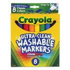 8 Ultra-Clean Washable Wedge Tip Classic Colours
