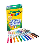12 Washable Fine Line, Classic Colours