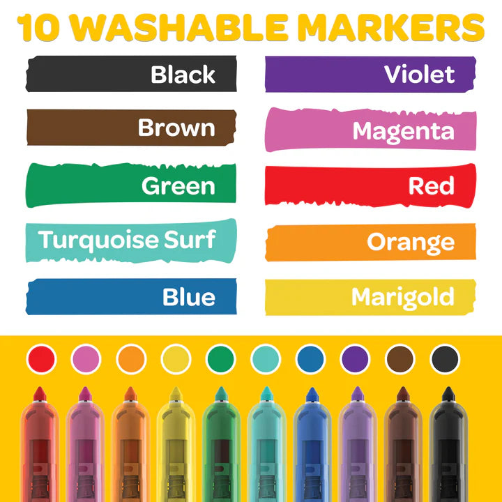 10 Clicks Retractable Markers