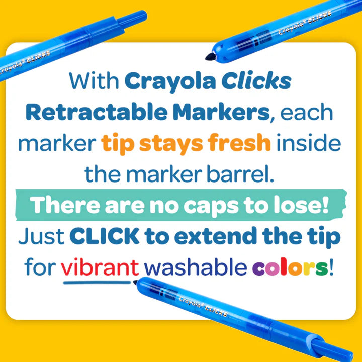 10 Clicks Retractable Markers
